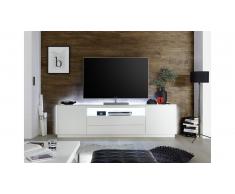 JUSTyou Elyria II Meuble TV Blanc mat