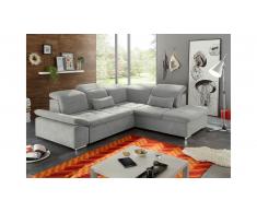 JUSTyou Carson City Canapé d'angle Cappuccino