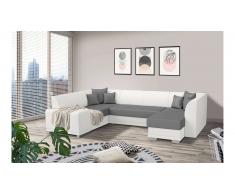 JUSTyou Alorie Canapé Cuir synthétique Gris