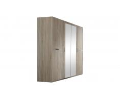 JUSTyou Louise Armoire a portes battantes Chene