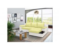 JUSTyou Radella Canapé Cuir synthétique Jaune