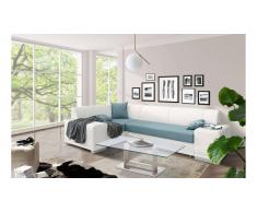 JUSTyou Alvy Canapé Cuir synthétique Bleu