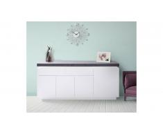 JUSTyou Palmyra IV Commode Blanc mat | Béton
