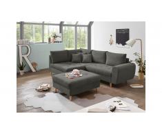 JUSTyou North Dakota Canapé d'angle Marron