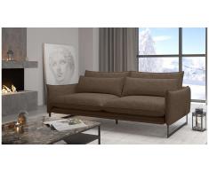 JUSTyou Ezio Canapé simple Cuir synthétique Marron