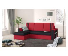 JUSTyou Wilona Canapé Revetement tissu Rouge