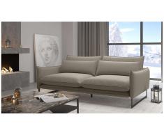 JUSTyou Ezio Canapé simple Nubuck Marron