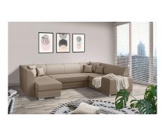 JUSTyou Alorie Canapé Cuir synthétique Marron