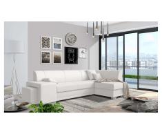 JUSTyou Idella Canapé Cuir synthétique Blanc