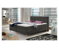 JUSTyou Eden Lit boxspring Gris 140x200