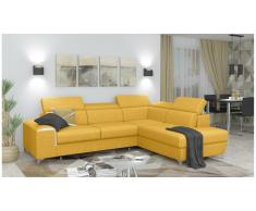 JUSTyou Caio Canapé d'angle Jaune