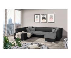 JUSTyou Alorie Canapé Cuir synthétique Noir