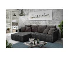 JUSTyou Phoenix Canapé d'angle Gris