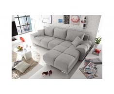 JUSTyou Arizona Canapé d'angle Gris