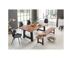 JUSTyou Inwood Table Acacia 100x220 Noir