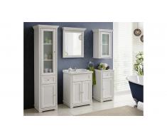 JUSTyou Alvarado Ensemble de salle de bain Blanc
