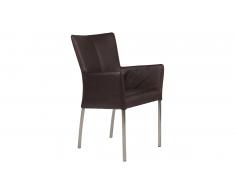 JUSTyou Sinti Fauteuil Marrón I Argent