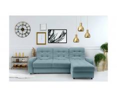 JUSTyou Adrien Canapé d'angle sans Bleu