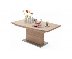 JUSTyou Milena II Table de salle a manger Bianco Chene