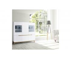JUSTyou Memphis VII Buffet haut Blanc mat