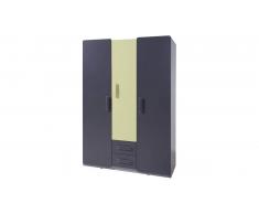 JUSTyou LIGA Armoire a portes battantes Graph Vert