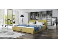 JUSTyou Maipo Lit rembourré Jaune 160x200
