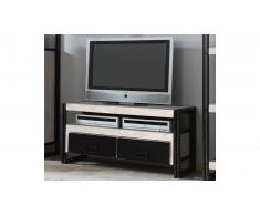 JUSTyou White Manar Meuble TV Blanc Noir