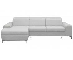 JUSTyou Lino Canapé d'angle Orange Velours