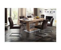 JUSTyou Rokel II Table de salle a manger Bianco Chene