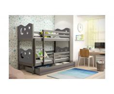 JUSTyou Ola Lit superposé Anthracite