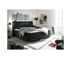 JUSTyou Jackson Lit boxspring Noir 180x200 cm