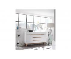 JUSTyou Memphis IV Commode Blanc mat