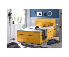 JUSTyou Albany I Lit boxspring 140x200 cm Jaune