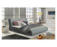 JUSTyou Tessa Lit rembourre Gris | Gris 140x200