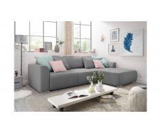 JUSTyou Iowa Canapé d'angle Rosa