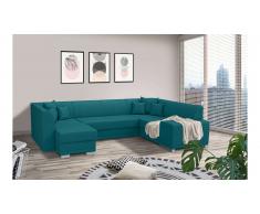 JUSTyou Alorie Canapé Velours Turquoise