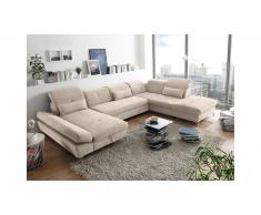 JUSTyou Philadelphia Canapé panoramique Beige