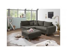 JUSTyou North Dakota Canapé d'angle Marron