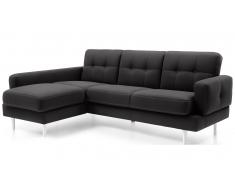 JUSTyou Chayma Canapé d'angle Anthracite