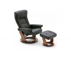 JUSTyou Lewis Fauteuil Noir Marron