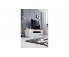JUSTyou Anabella II Meuble TV Blanc brillant