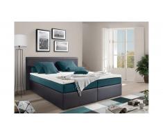 JUSTyou Frankfort Lit boxspring 180x200 cm Noir Bleu