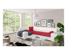 JUSTyou Alvy Canapé Cuir synthétique Rouge