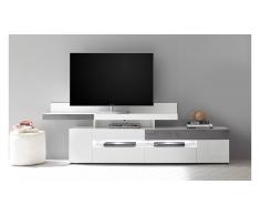 JUSTyou Umberto meuble TV Blanc | Blanc brillant