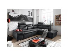 JUSTyou Texas Canapé d'angle Anthracite