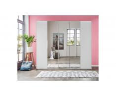 JUSTyou Valbom Armoire a portes battantes Blanc