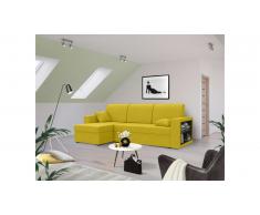 JUSTyou Emory Canapé Velours Jaune