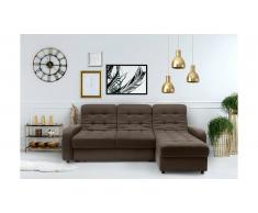 JUSTyou Adrien Canapé d'angle sans Marron