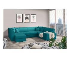 JUSTyou Alorie Canapé Cuir synthétique Bleu