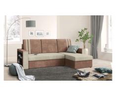 JUSTyou Wilona Canapé Microfibres Marron Beige